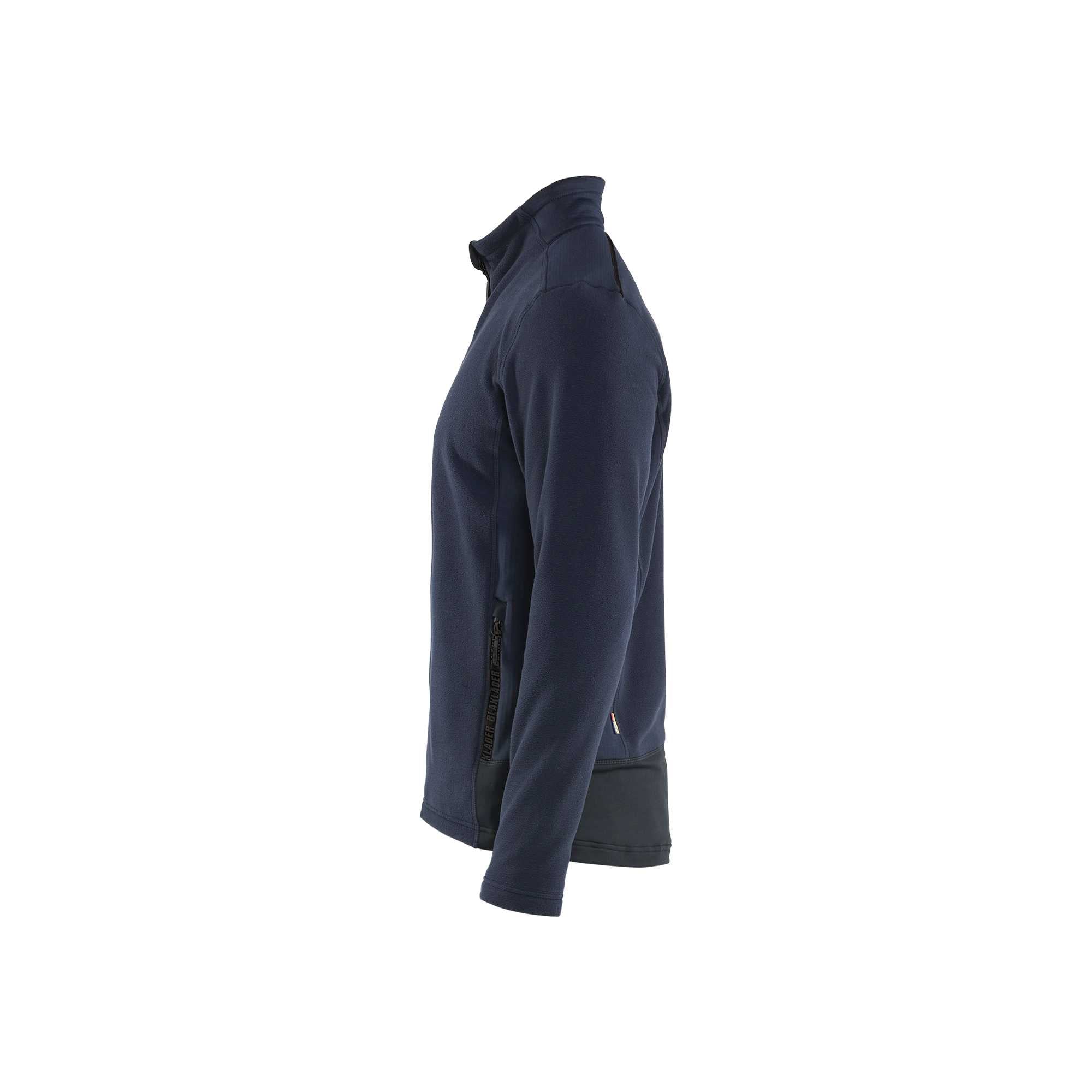 BLAKLADER 47651010 Microfleece Jacket Hi Vis Reflective Work Jacket MEN - Antipilling